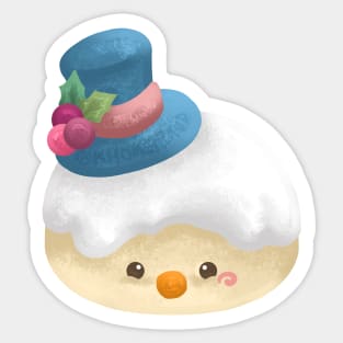 Christmas Snowman Mochi Sticker